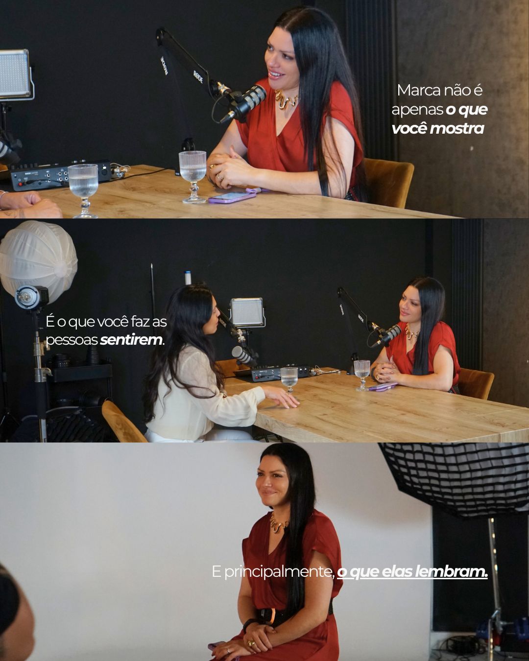 Patrícia Assunção conduzindo um treinamento de comunicação para empresárias